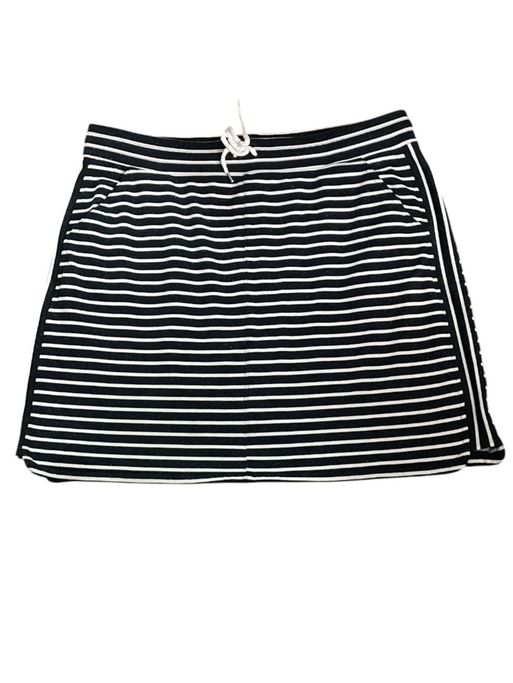 Talbots Navy and White Striped Drawstring Mini Skirt 🚨FINAL OFFER🚨